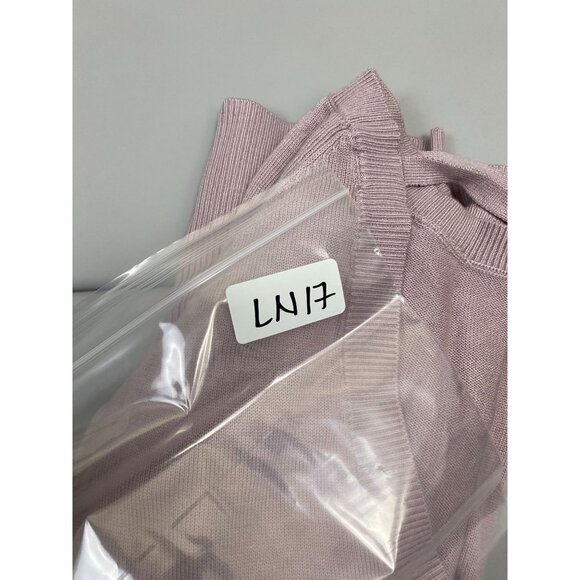 Lululemon Unity Drop Back Sweater Womens size 6  blush Knit Pullover Athleisure - Picture 7 of 13